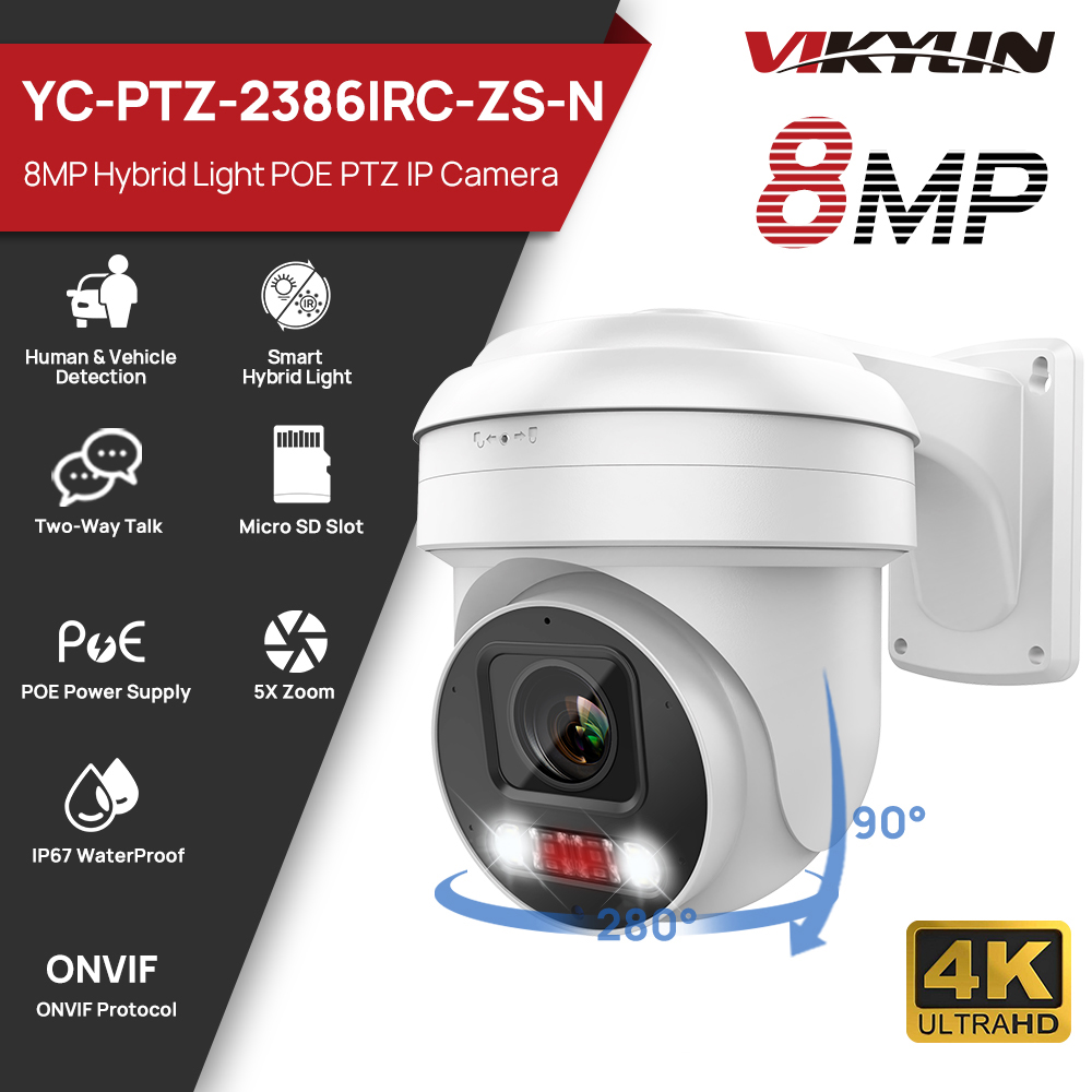 Smart Home Microsoft - Vikylin PTZ 5X Optischer Zoom 8MP