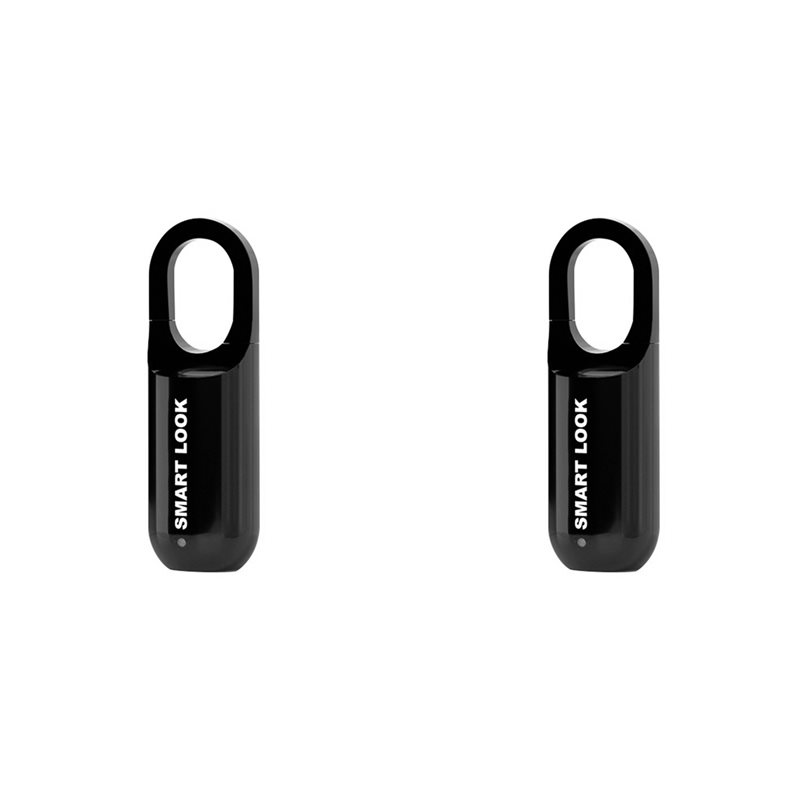 Smart Home Door Lock - B44C 2X Fingerabdruck-Vorhängeschloss M01 Intelligentes Türschloss,