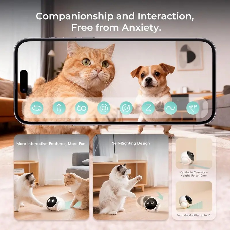 Bewegliche Indoor-Haustier-Rob – Smart Home Video Bewertung und Preis