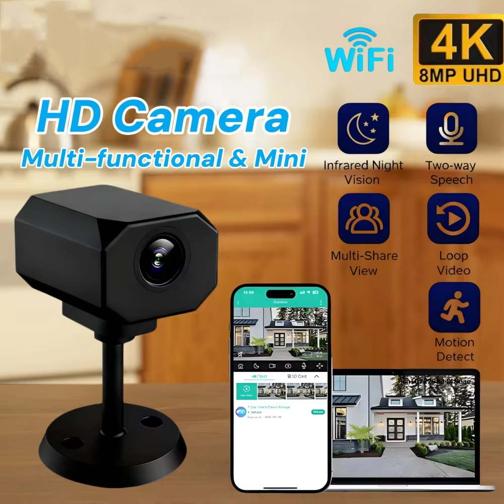 4K HD WiFi-Überwachungskamera  – Smart Home Video Bewertung und Preis