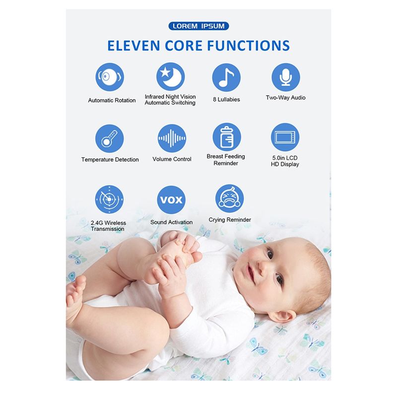 ABUL-Video Babyphone 2.4G 355  – Smart Home Video Bewertung und Preis