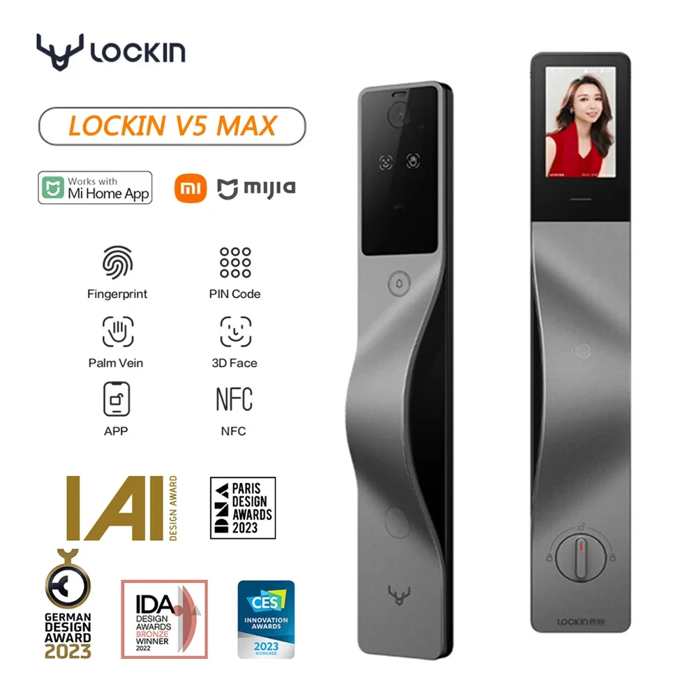 Lockin V5 Max 3D-Gesichtserken – Smart Home Door Lock Bewertung und Preis