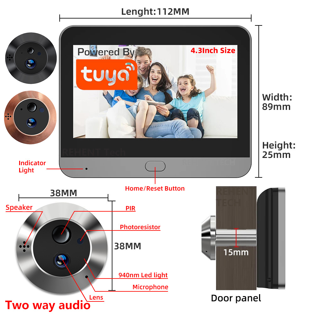 Mini Zwei-Wege-Audio 3MP Tuya  – Smart Home Wiser Bewertung und Preis